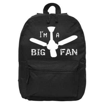 I'm a Big Fan Ceiling Fan  16 in Basic Backpack