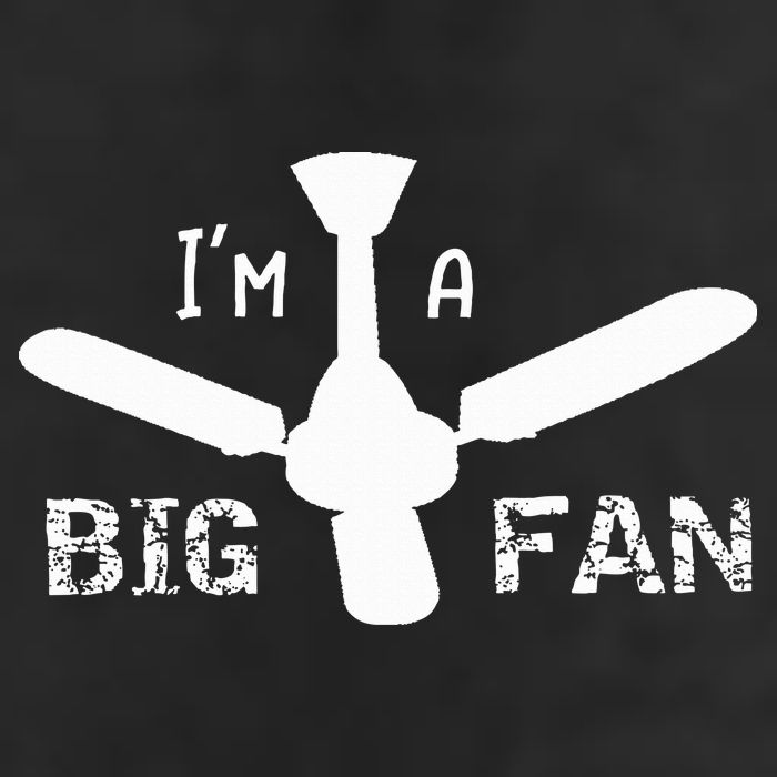I'm a Big Fan Ceiling Fan  Golf Towel