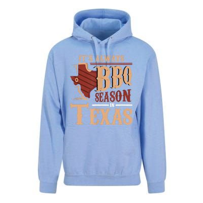 Its Always BBQ Season In Texas Barbecue Unisex Surf Hoodie