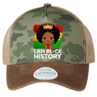 I Am Black History Month Juneteenth Black Melanin Gift Legacy Tie Dye Trucker Hat