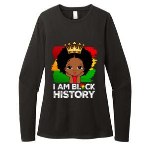 I Am Black History Month Juneteenth Black Melanin Gift Womens CVC Long Sleeve Shirt