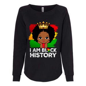 I Am Black History Month Juneteenth Black Melanin Gift Womens California Wash Sweatshirt