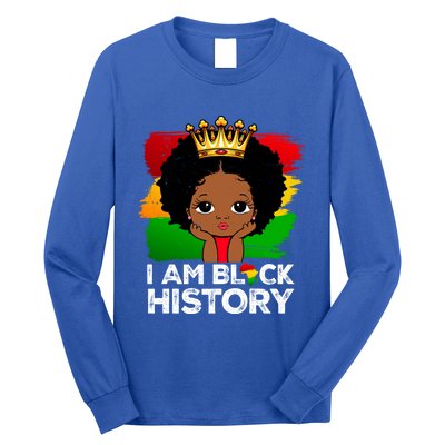 I Am Black History Month Juneteenth Black Melanin Gift Long Sleeve Shirt