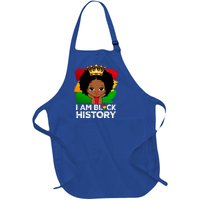 I Am Black History Month Juneteenth Black Melanin Gift Full-Length Apron With Pockets