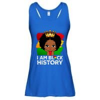 I Am Black History Month Juneteenth Black Melanin Gift Ladies Essential Flowy Tank