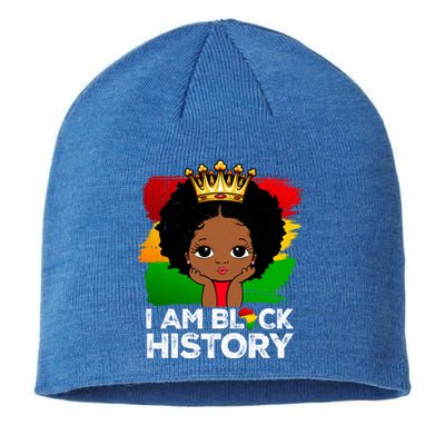 I Am Black History Month Juneteenth Black Melanin Gift Sustainable Beanie