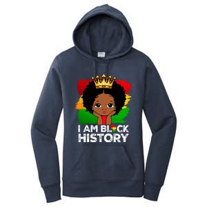 I Am Black History Month Juneteenth Black Melanin Gift Women's Pullover Hoodie