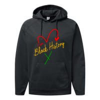 I Am Black History African Civil Rights Juneteenth Performance Fleece Hoodie