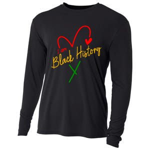 I Am Black History African Civil Rights Juneteenth Cooling Performance Long Sleeve Crew