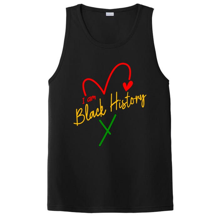 I Am Black History African Civil Rights Juneteenth PosiCharge Competitor Tank