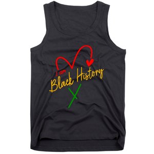 I Am Black History African Civil Rights Juneteenth Tank Top