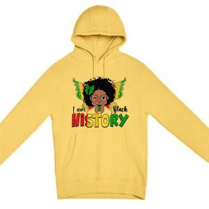 I Am Black History Month African American Queen Premium Pullover Hoodie