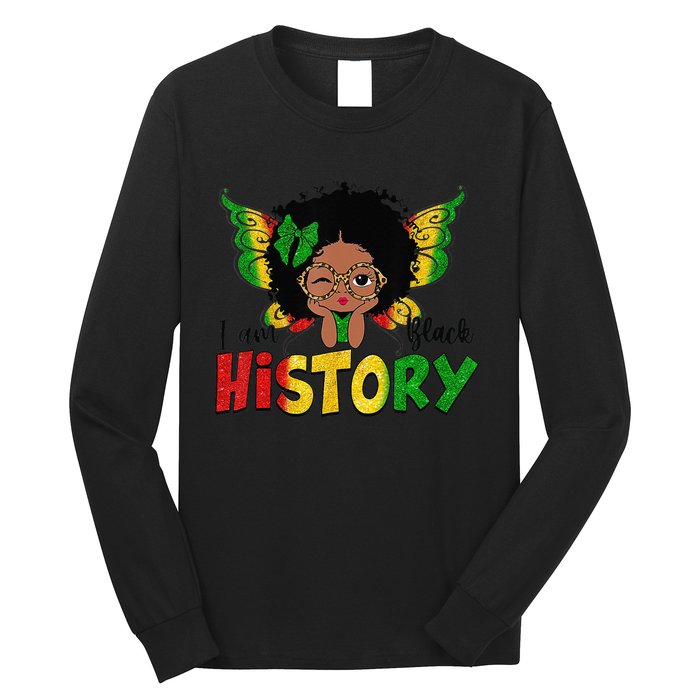 I Am Black History Month African American Queen Long Sleeve Shirt