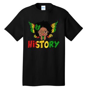 I Am Black History Month African American Queen Tall T-Shirt