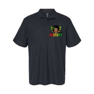 I Am Black History Month African American Queen Softstyle Adult Sport Polo