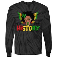 I Am Black History Month African American Queen Tie-Dye Long Sleeve Shirt