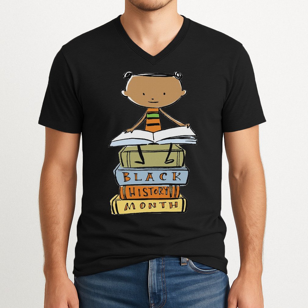 I Am Black History African American Black Pride V-Neck T-Shirt