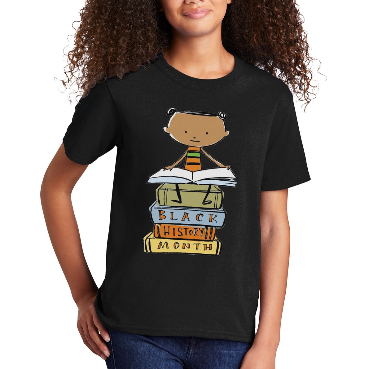 I Am Black History African American Black Pride Kids T-Shirt