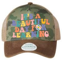 It's A Beautiful Day For Learning Back To School Retro Legacy Tie Dye Trucker Hat