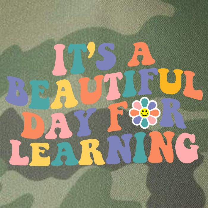 It's A Beautiful Day For Learning Back To School Retro Legacy Tie Dye Trucker Hat