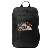 It's A Beautiful Day For Learning Back To School Retro City Backpack