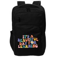 It's A Beautiful Day For Learning Back To School Retro Impact Tech Backpack