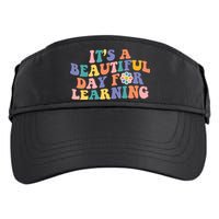 It's A Beautiful Day For Learning Back To School Retro Adult Drive Performance Visor