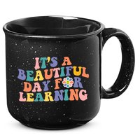 It's A Beautiful Day For Learning Back To School Retro 15oz Campfire Ceramic Mug