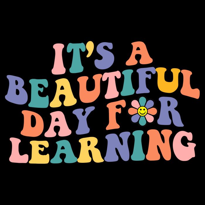 It's A Beautiful Day For Learning Back To School Retro 16oz Travel Tumbler