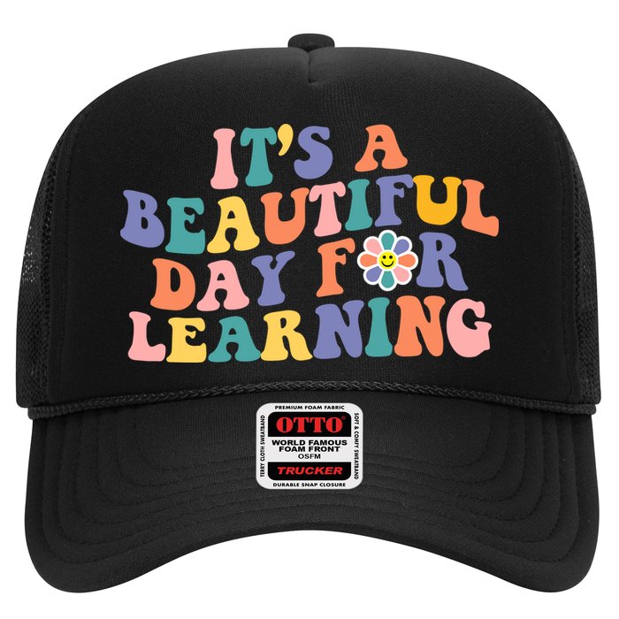 It's A Beautiful Day For Learning Back To School Retro Hat