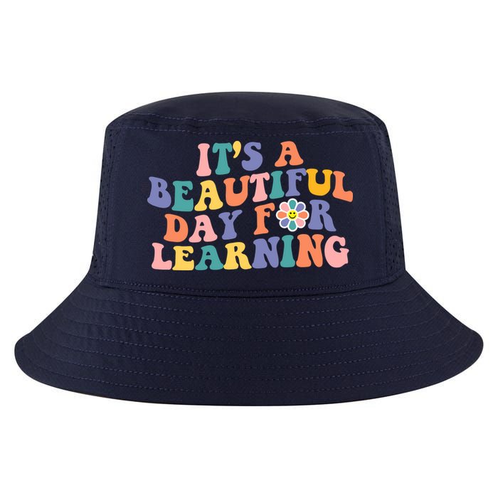 It's A Beautiful Day For Learning Back To School Retro Cool Comfort Performance Bucket Hat