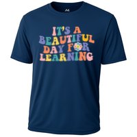 It's A Beautiful Day For Learning Back To School Retro Performance Shirt