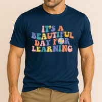 It's A Beautiful Day For Learning Back To School Retro Performance Shirt
