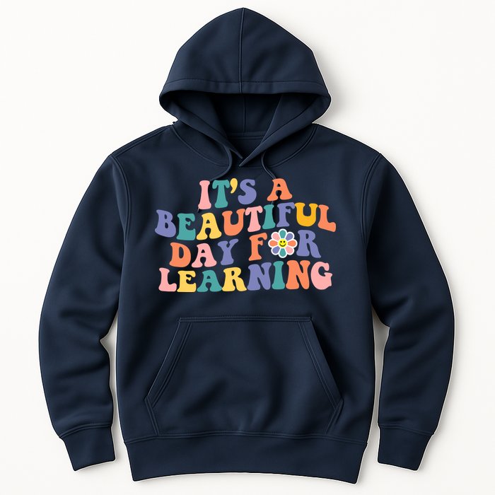 It's A Beautiful Day For Learning Back To School Retro Hoodie
