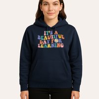 It's A Beautiful Day For Learning Back To School Retro Hoodie