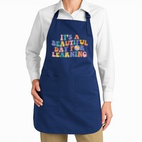 It's A Beautiful Day For Learning Back To School Retro Apron