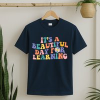 It's A Beautiful Day For Learning Back To School Retro T-Shirt