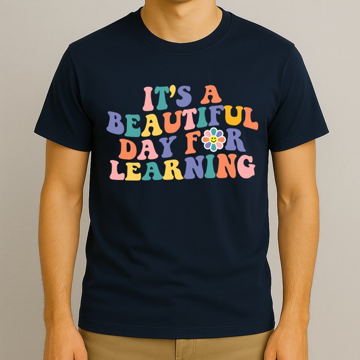 It's A Beautiful Day For Learning Back To School Retro T-Shirt