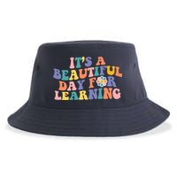 It's A Beautiful Day For Learning Back To School Retro Sustainable Bucket Hat