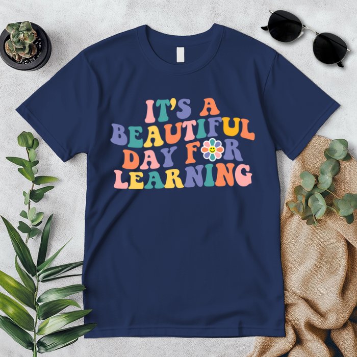 It's A Beautiful Day For Learning Back To School Retro Premium T-Shirt