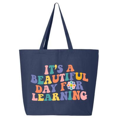 It's A Beautiful Day For Learning Back To School Retro 25L Jumbo Tote