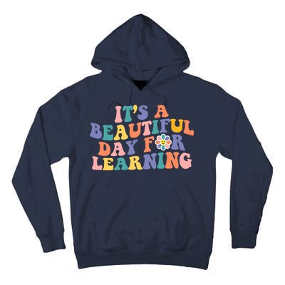 It's A Beautiful Day For Learning Back To School Retro Tall Hoodie