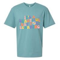 It's A Beautiful Day For Learning Back To School Retro Sueded Cloud Jersey T-Shirt