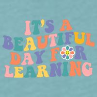 It's A Beautiful Day For Learning Back To School Retro Sueded Cloud Jersey T-Shirt
