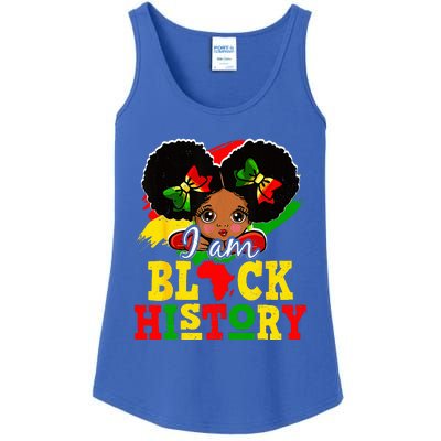 I Am Black History Month African American Ladies Essential Tank