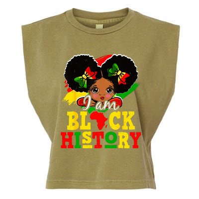 I Am Black History Month African American Garment-Dyed Women's Muscle Tee