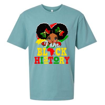 I Am Black History Month African American Sueded Cloud Jersey T-Shirt