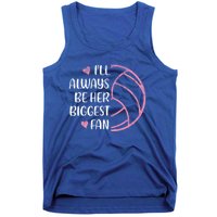 I'll Always Be Her Biggest Fan Volleyball Mom Volleyball Dad Cute Gift Tank Top