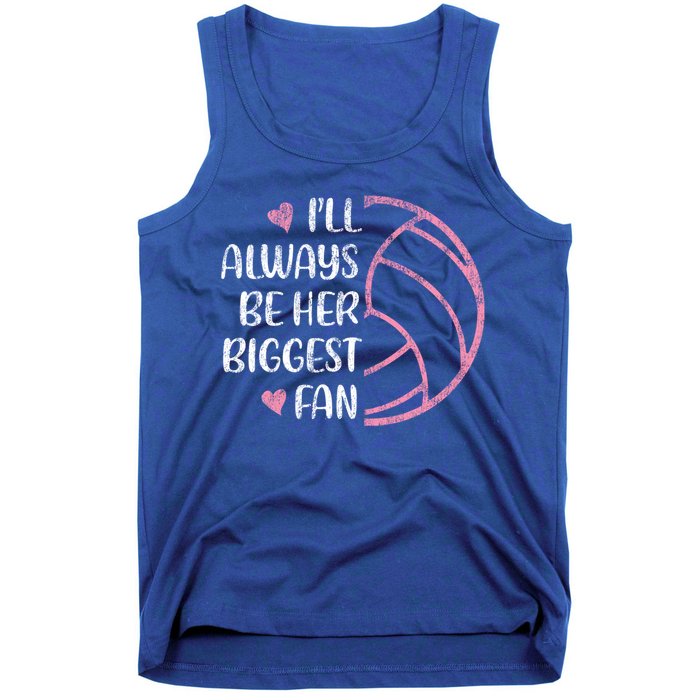 I'll Always Be Her Biggest Fan Volleyball Mom Volleyball Dad Cute Gift Tank Top