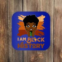 I Am Black Historyjuneteenth Black History Month Funny Gift Coaster